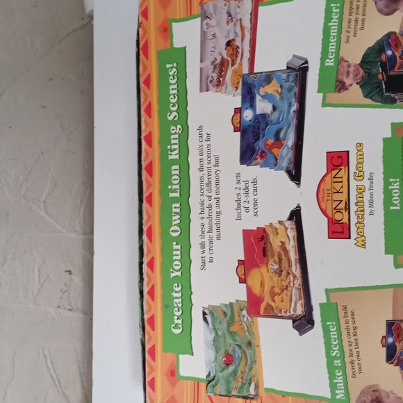 Vintage Disney The Lion King Matching Game 100% Complete. - Picture 7 of 9